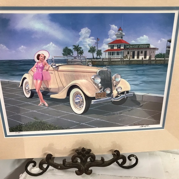 RARE Vintage Don Reber Signed, Limited, Giclee ,Matted , Sealed 16”x20” I# 4/400 - Picture 2 of 9